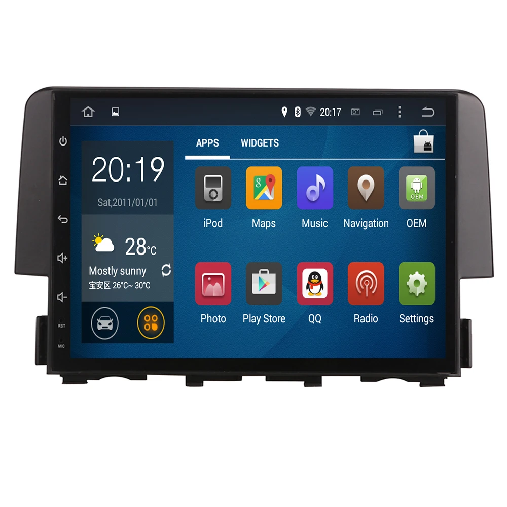 Новый Большой экран новейший Восьмиядерный Android 10 автомобильный без DVD-плеера