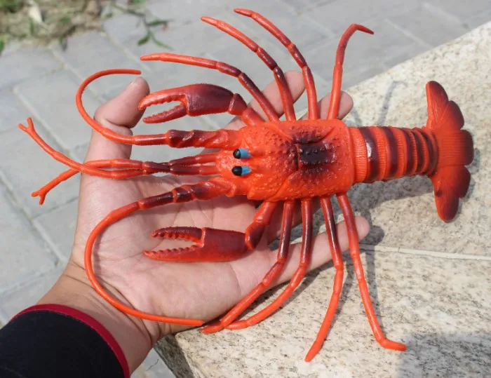 Мягкая Имитация краба морская модель лобстера фигурки домашний декор игрушка