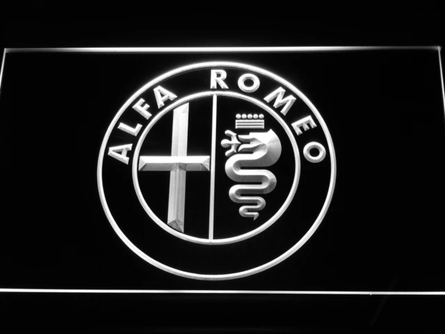 Неоновые светодиодсветодиодный вывески d146 Alfa Romeo 20 + цветов 5 размеров на выбор |