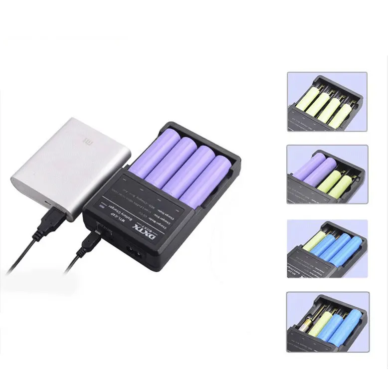 Зарядное устройство US EU UK AU Smart USB зарядное для 18650 18350 16340 14500 совместимая литиевая