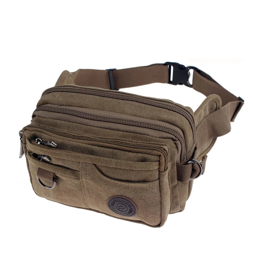 

2021 New washable canvas bag waist packs man bags chest bag 932