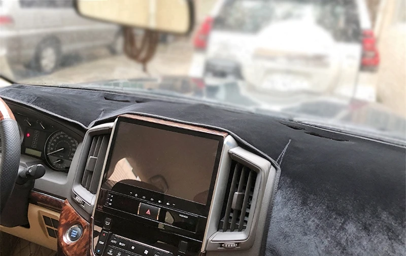 Для TOYTA LAND CRUISER LC200 2008- крышка приборной панели коврик солнцезащитный козырек Избегайте светильник Коврик Для приборной доски протектор Аксессуары