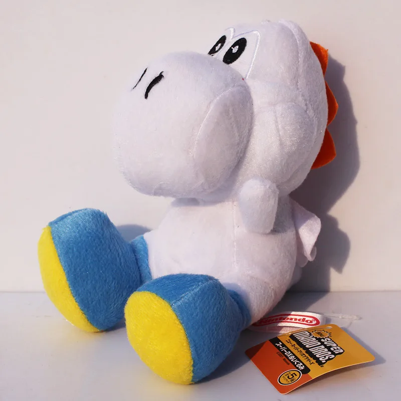 Супер Марио Bros 7 дюймов Run Yoshi плюшевые мягкие игрушки куклы 9 цветов 17 см зеленый черный красный желтый Yoshi