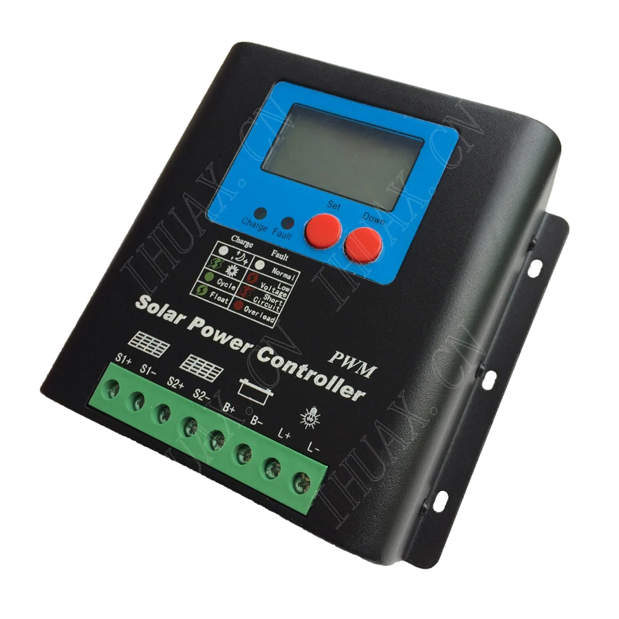 Панель солнечных батарей 96 в 25 А с ЖК дисплеем|pv system|solar pv systemsolar panel battery |