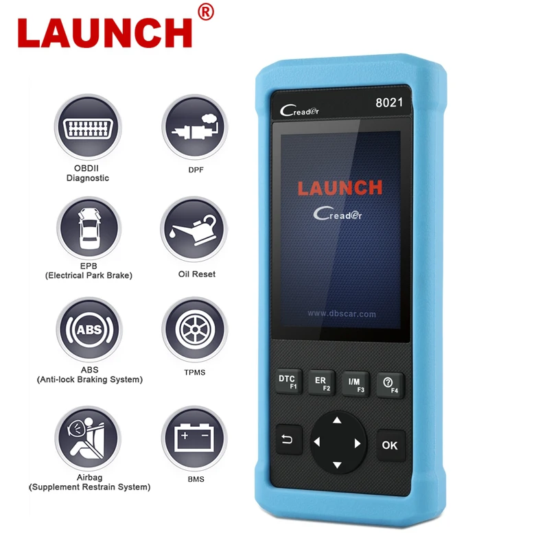 Launch Creader CR8021 диагностический сканер для автомобиля DPF регенерация масла сервис