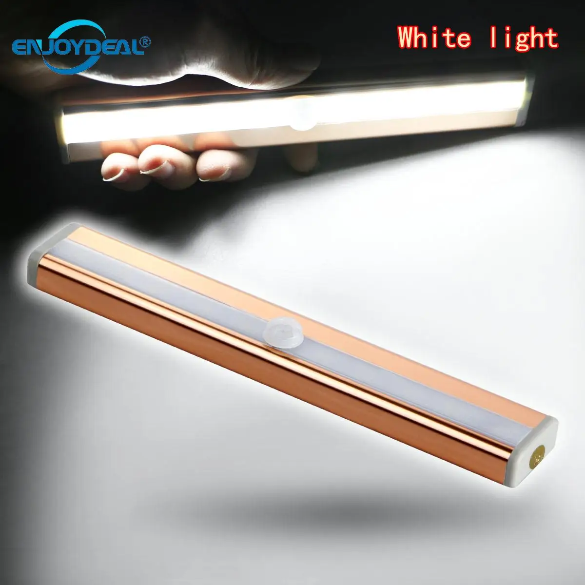 Розовый/Золотой 10LED инфракрасный детектор движения Беспроводной датчик гардероб