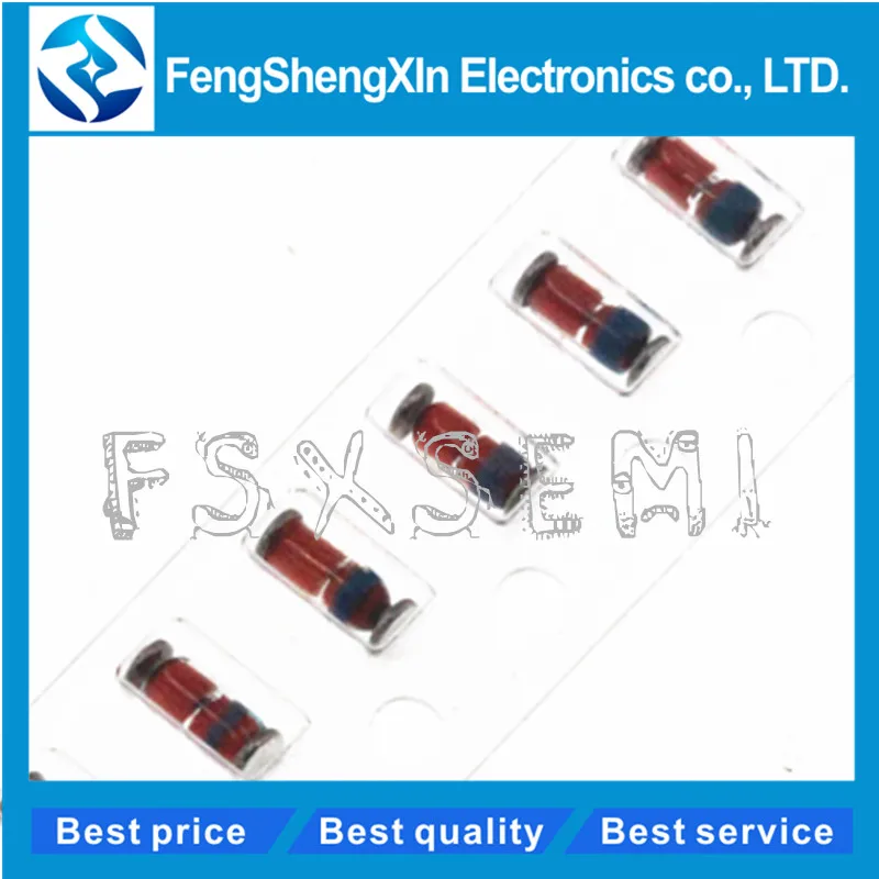 100 шт./лот LL4148 1N4148 1206 LL34 sod-80 Импульсные диоды | Электронные компоненты и