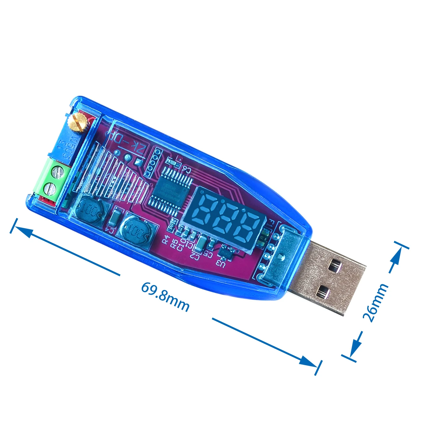 DC-DC USB регулируемый Buck-boost Питание Напряжение Регулятор модуль 5V до 3,3 V 9 В, 12 В, 24 В постоянного тока, DP