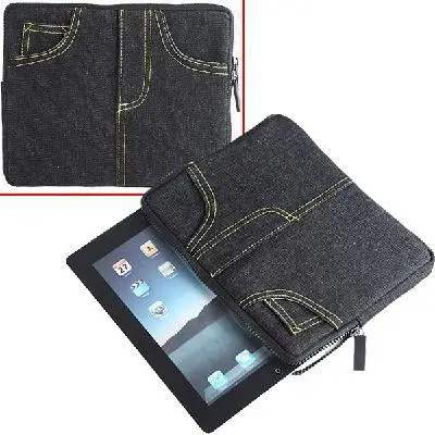 Free Shipping Creative Jean Style Protective Sleeve Inner Bag Case for Apple ipad Tablet PC | Компьютеры и офис