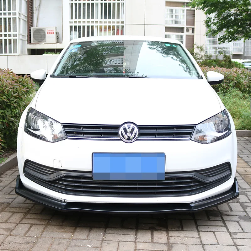 Для Volkswagen Polo Передний спойлер ABS передний бампер диффузор защитные бамперы для VW