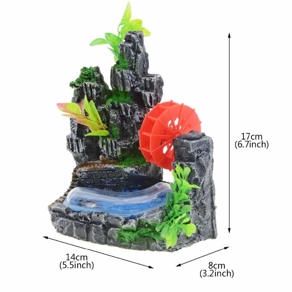 Искусственная горная смотровая КамениЯ прячущаяся пещера аквариумное украшение