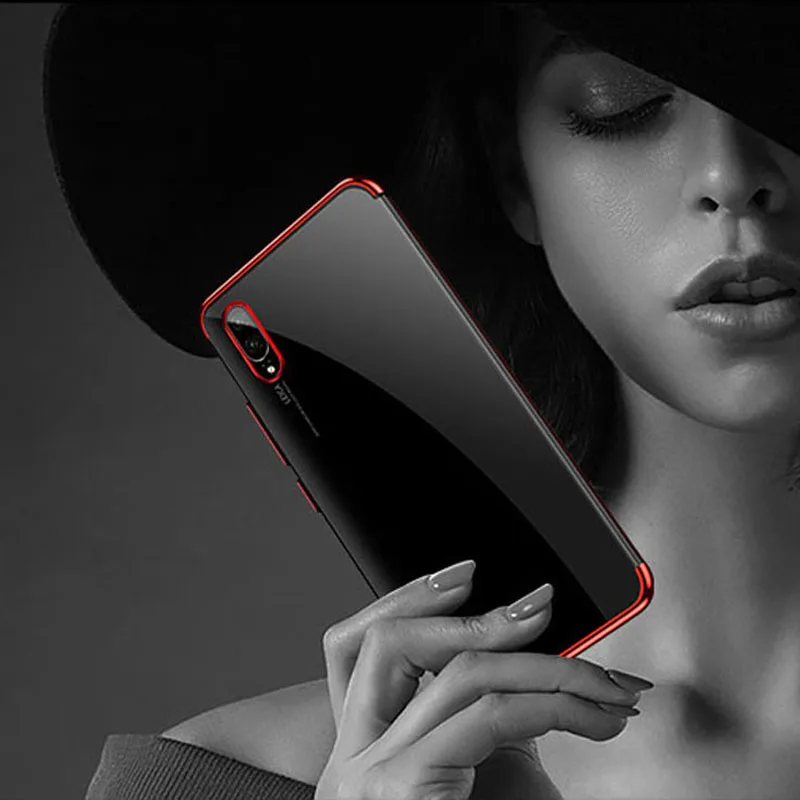 For Huawei P20 Lite Case Transparent Plating TPU Soft Cover for P10 P9 P30 Plus Mate 9 10 Pro 20X RS |