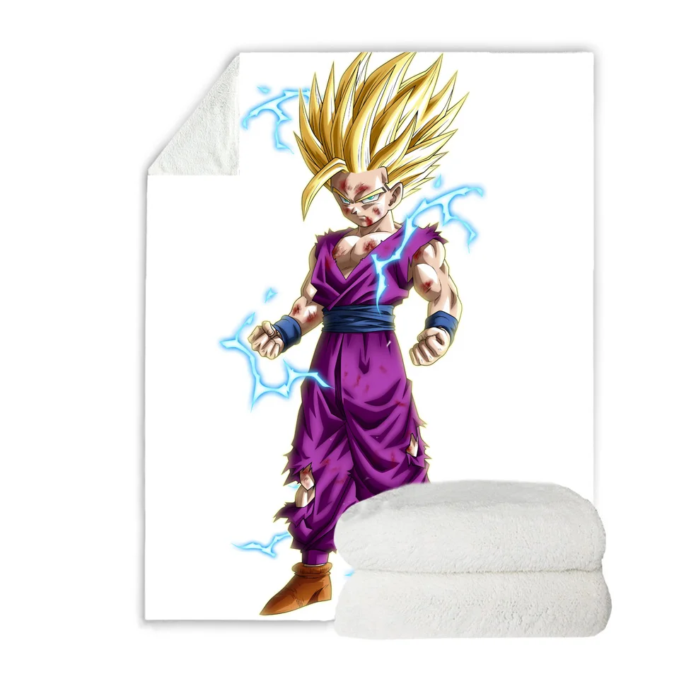 Dragon Ball пользовательские фланелевые флисовые одеяла Диван теплая кровать пледы одеяло для взрослых H малыш аниме пушистый взвешенный одеяло s 200 см