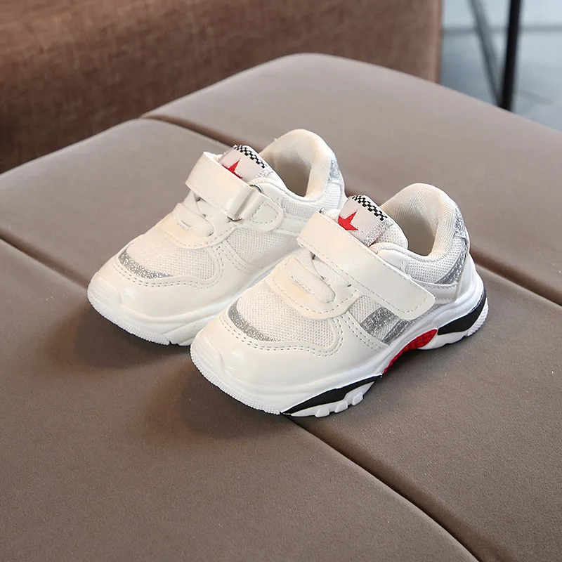 Детская обувь для маленьких мальчиков и девочек Детские повседневные кроссовки