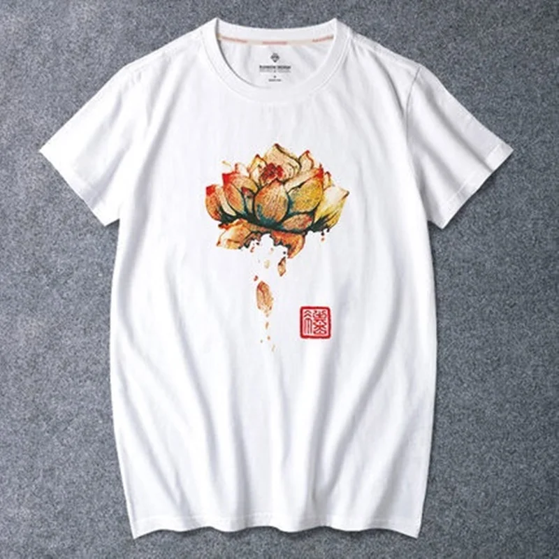 Мужская рубашка с воротником &quotМандарин&quot классическая льняная для кунг фу