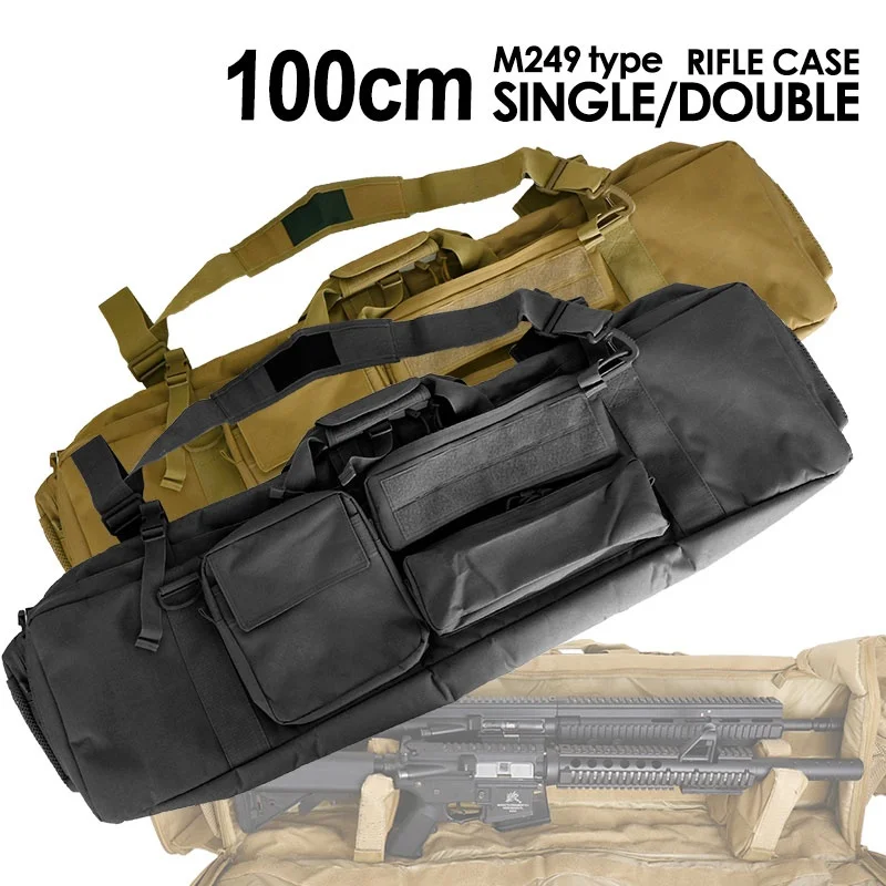 CQC 100 см тактическая сумка для оружия M249 страйкбольная Военная Охотничья винтовка