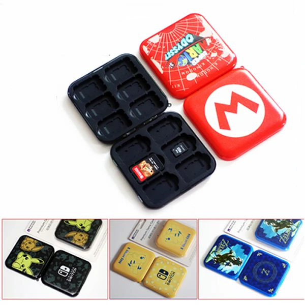 Чехол накладка мягкий 12in1 для Nintendo переключатель держатель игровой карты