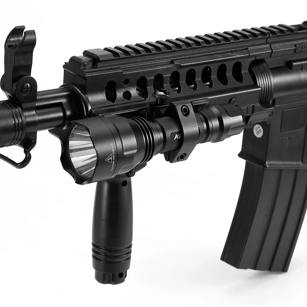 

AloneFire Tactical Flashlight C8 CREE XM-L2 U3 LED Torch lantern Airsoft Rifle Scope Shotguns light 18650 Rechargeable battery