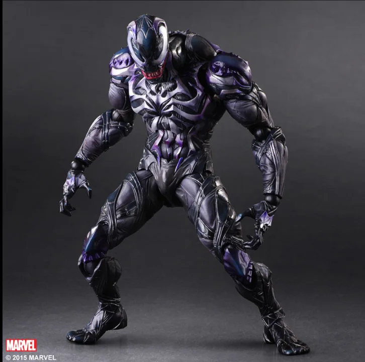 Экшн фигурка Kai Superhero Play Arts Человек паук вемон Тор Капитан Америка Коллекционная