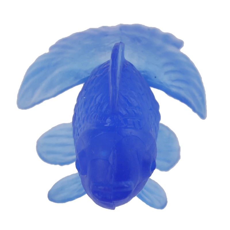10Pcs/Lot Soft Plastic Rubber Gold Fish Fishing Toys Simulation Small Goldfish Kids Baby Water Toys