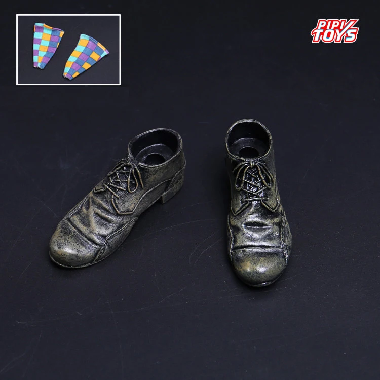 

1/6 scale male figure shoes JOKER Boots for 12" action figure doll accessories.not include body,head and other A0229