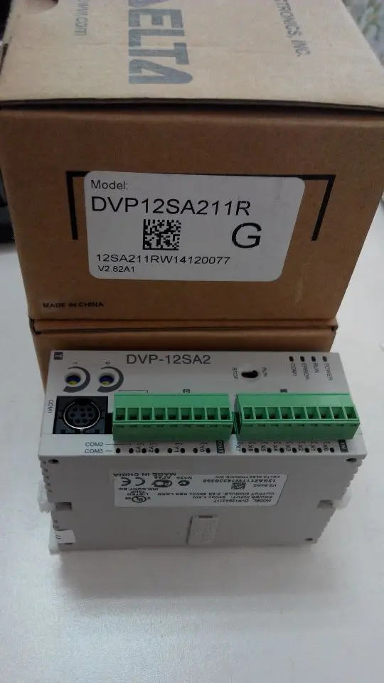 Оригинальный программируемый логический контроллер PLC DVP12SA211R Новый SA2 серии 24 В