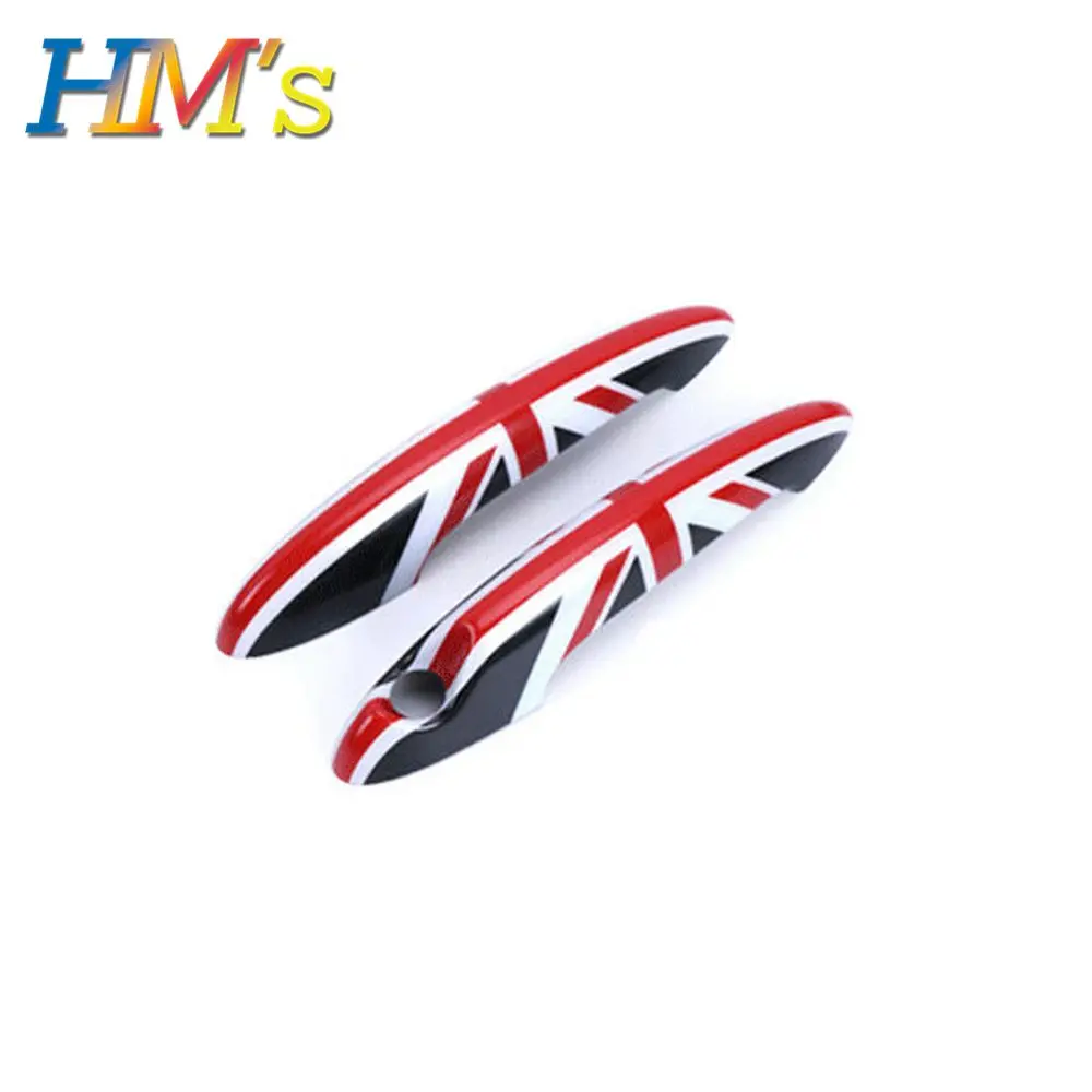 2PCS Black Jack Наклейки для MINI Countryman Clubman, дверные ручки, наклейки для MINI Cooper R55 R56 R57 R58 R59 R60 R61, аксессуары для стайлинга автомобилей - Название цвета: 2PCS Black Jack
