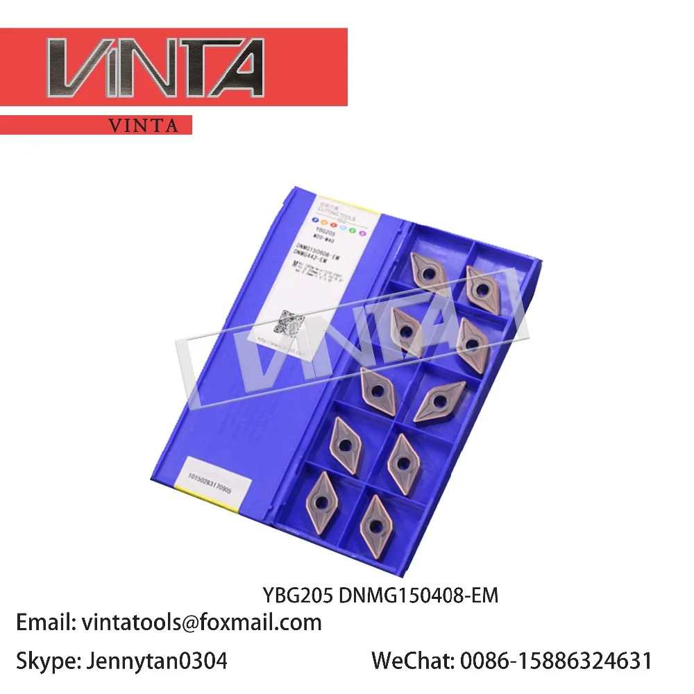 Высокого качества 10 шт./лот YBG205 YBG202 DNMG150408-EM cnc карбида обращаясь вставками