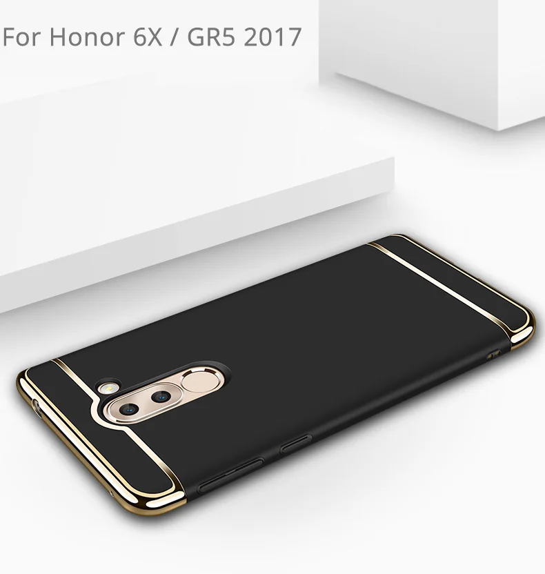 Чехол с покрытием 3 в 1 для HUAWEI Honor 6X / GR5 2017 чехлы телефонов Жесткая Сумка из