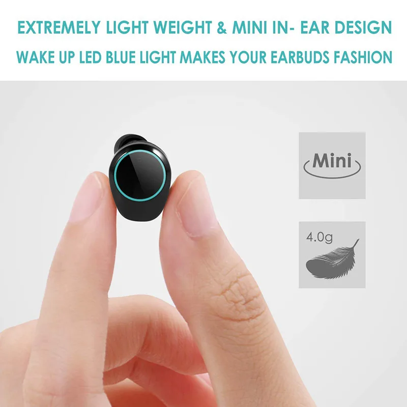 Беспроводные наушники, Bluetooth 5,0, наушники с глубоким басом, стерео звук, наушники, беспроводные с шумоподавлением, гарнитуры