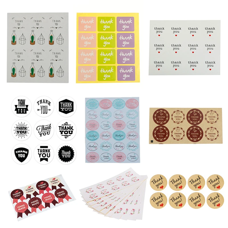 Упаковка для торта с красным сердцем герметизирующие этикетки из крафтовой