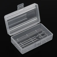 portable plastic lithium battery storage box case for 18650 battery holder container