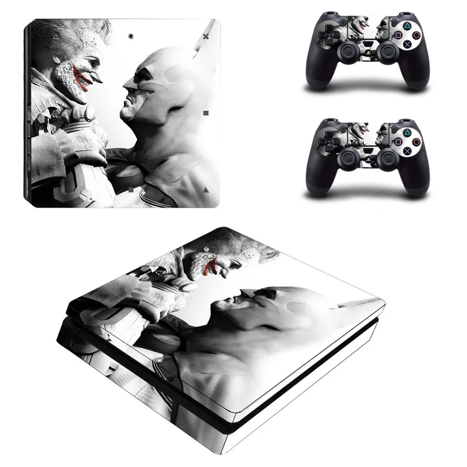 Харли Квинн и Джокер виниловая кожа PS4 тонкая наклейка для sony Playstation 4 тонкая консоль для PS4 тонкий Dualshock 4 контроллер скины - Цвет: YSP4S-0639