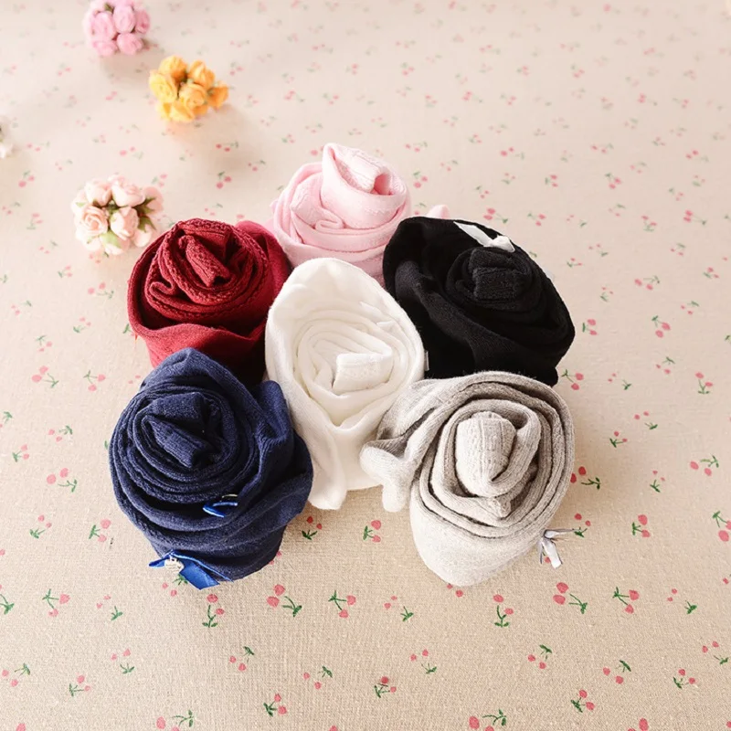 Колготки для маленьких девочек детские леггинсы однотонные 6 цветов сапоги штаны