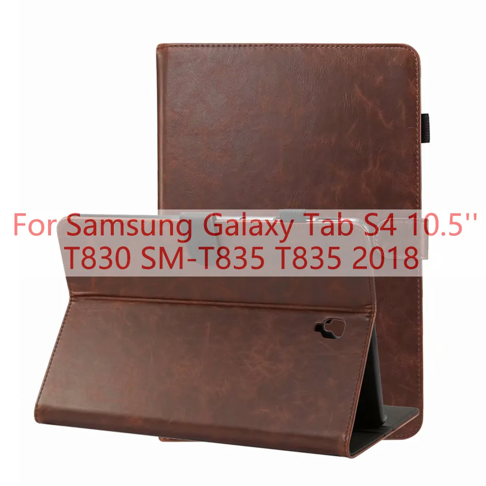 PU Dark Brown Для samsung Galaxy Tab S2 S3 9,7 SM-T810 SM-T813 T815 T819 SM-T820 T825 чехол для samsung Galaxy Tab S4 10,5 ''T830 SM-T835 T835 - Цвет: PU Dark Brown
