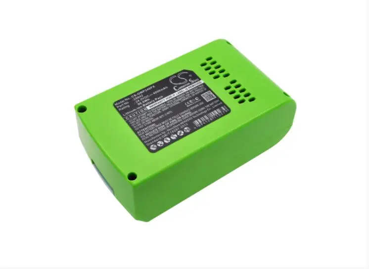 Cameron sino 4000 mAh батарея для GREENWORKS 10-дюймовый Беспроводная бензопилой 20362 130MPH G24 Sweeper 20 дюйма триммер для хеджирования 29322