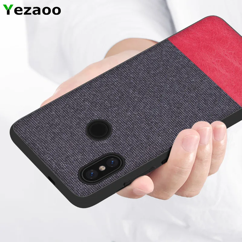 Чехол для xiaomi Redmi Note 5 роскошный тканевый чехол yezaoo силиконовая задняя крышка