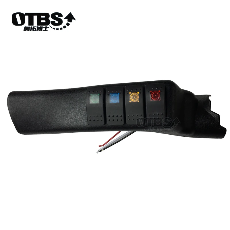 OTBS Left side A-Pillar Switch Pod Panel 4 Rocker Switches Kit for Jeep For Wrangler JK JKU 2007-2016 | Автомобили и мотоциклы