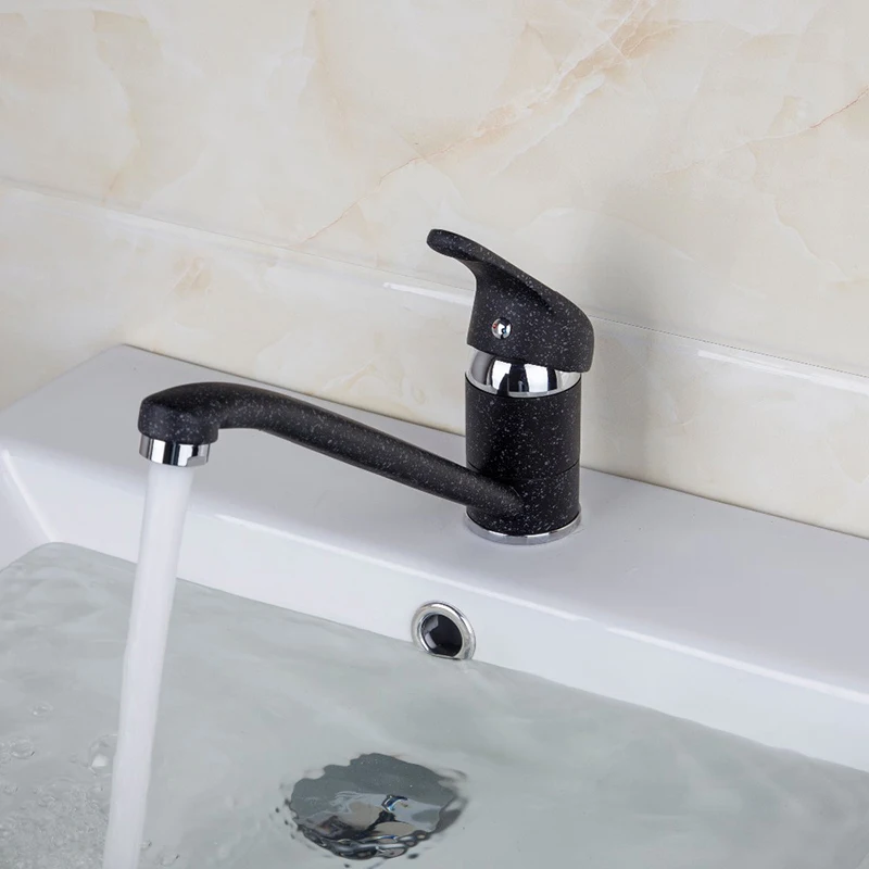 KEMAIDI модный стиль масляный резиновый матовый водопад смеситель для ванной