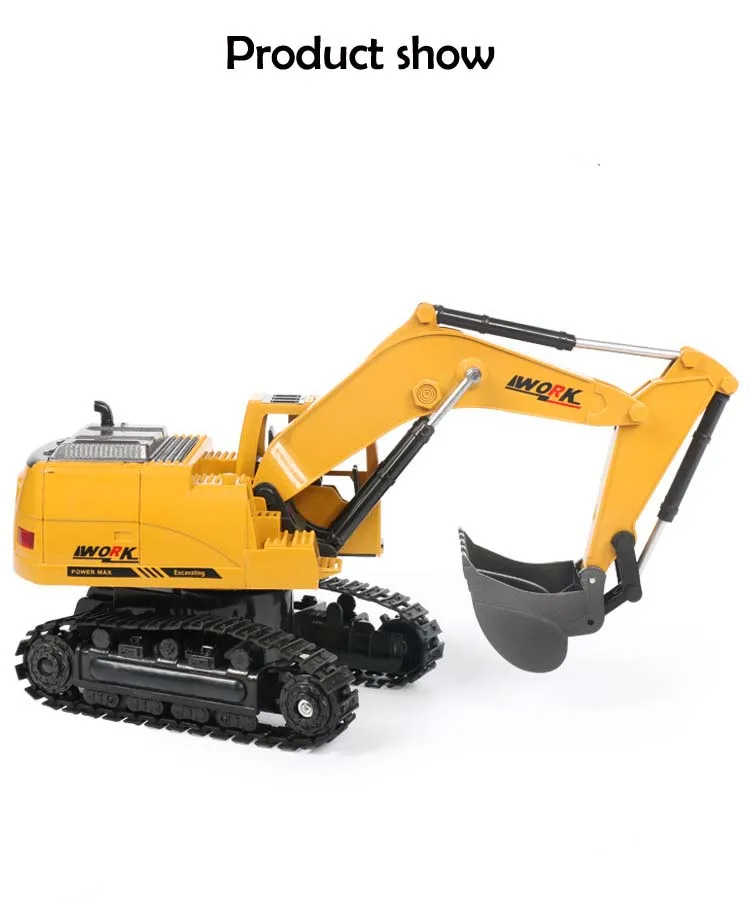 Новый горячий Сплав RC экскаватор грузовик инженерное строительство 8CH 2 4G 1:24
