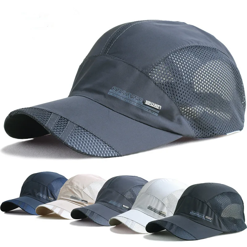 

Men Running Hat Sport Cap Outdoor Breathable Running Cap Summer -