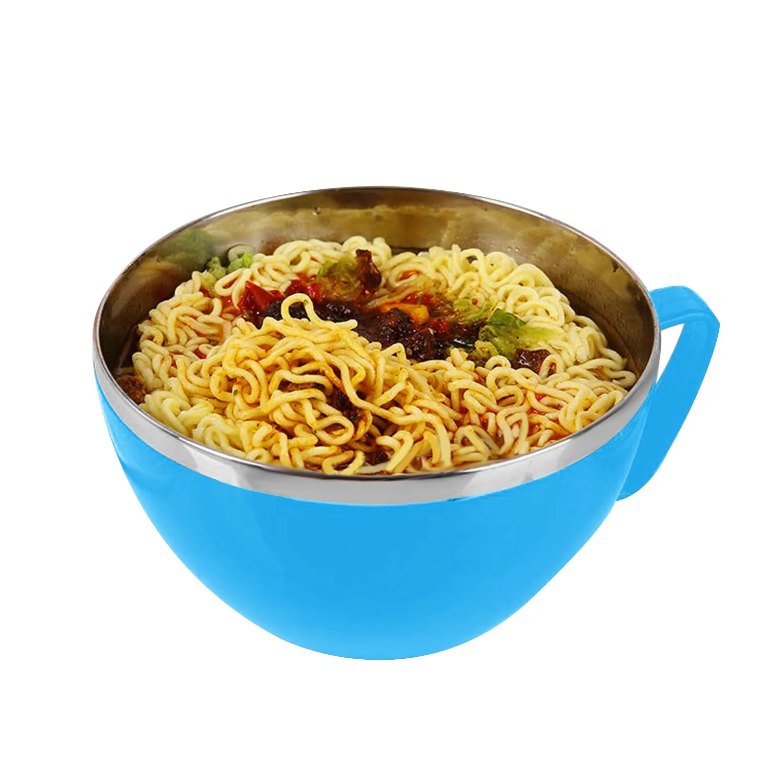 Чаша из нержавеющей стали для рамен лапши супа пасты 900 мл|rice bowl|pasta bowlbowl with cover |