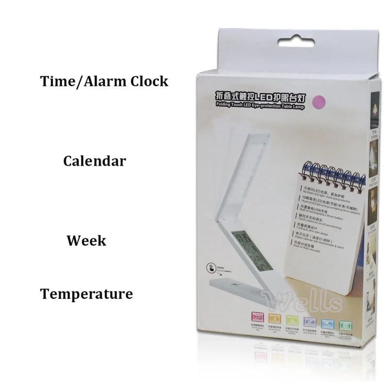 Светодиодный дисплей настольная лампа портативный светодиодный светильник для