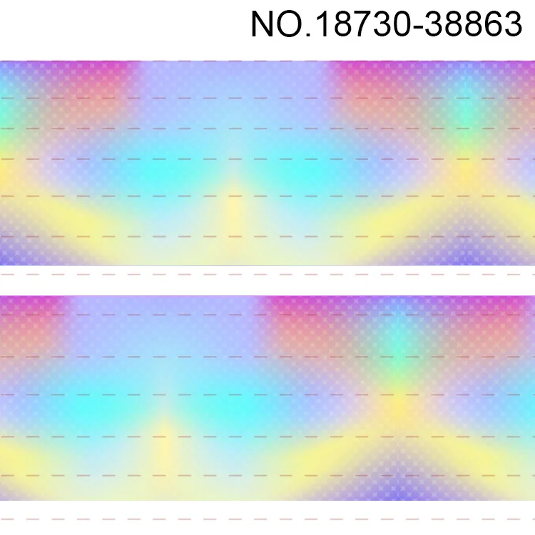 10 ярдов Различные размеры градиентная цветная лента Красивая/Радужная