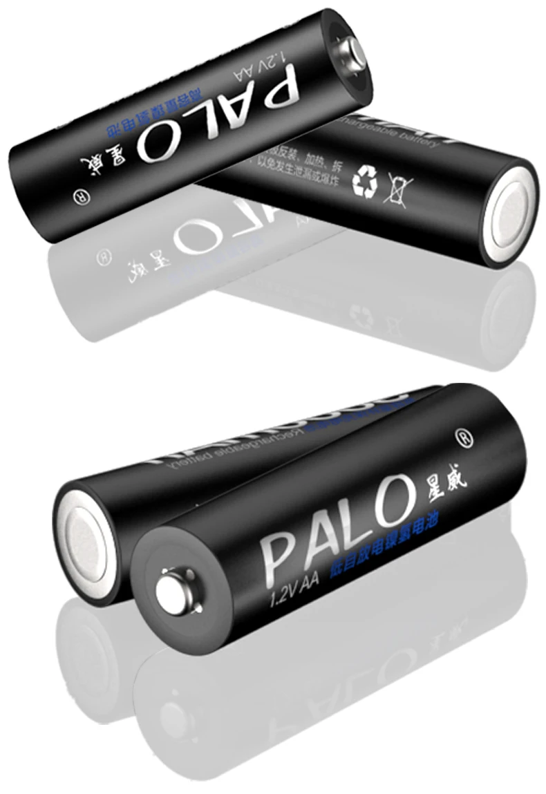 PALO 8 шт. AA 3000mah перезаряжаемая батарея с ЖК-зарядным устройством для Ni-MH NI-CD 1,2 v AA AAA перезаряжаемая батарея для игрушечных автомобилей