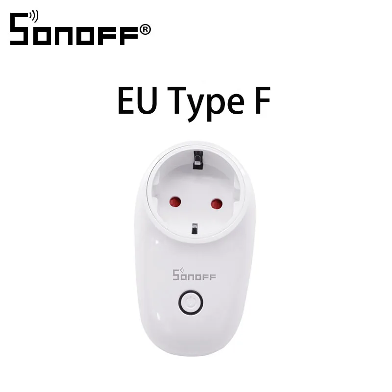 Sonoff S26 WiFi умная розетка, Беспроводная розетка, розетка, умный дом, переключатель Amazon Alexa Google Assistant IFTTT US/UK/CN/AU/EU - Комплект: S26 EU F