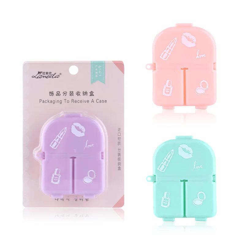 1Pc Refillable Bottles Multi-function Packaging Storage Box Portable Lanyard Jewelry Makeup Pill | Красота и здоровье