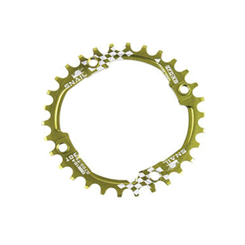 Green-30T-round JIANKUN IXF MTB шатун 104BCD цепь Горного Велосипеда Цепь для дорожного велосипеда кольцо цикл 170 мм кривошипный набор винт Нижний Кронштейн BB - Цвет: Green-30T-round