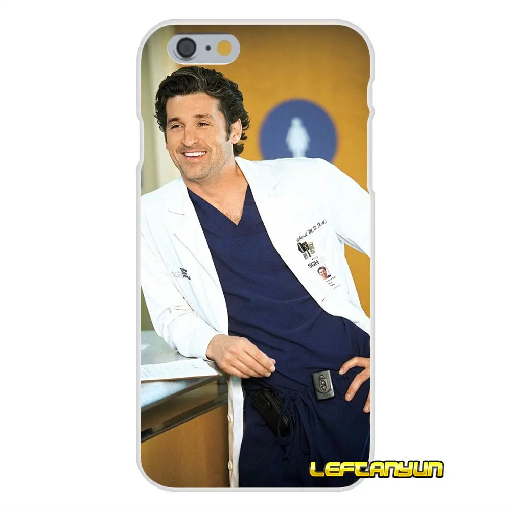 Для iPhone X 4 4s 5 5S 5C SE 6 S 7 8 Plus Derek Shepherd GREYS Anatomy аксессуары чехлы для телефонов |