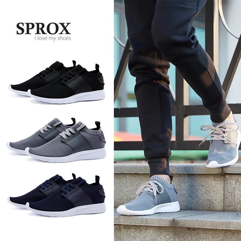 SPROX/2018 Новое поступление мужская обувь модная повседневная Мужская дышащая